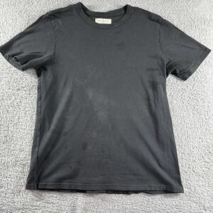 Imogene Willie Shirt Mens Large Made in USA Blank Black Rockabilly Grunge Crew